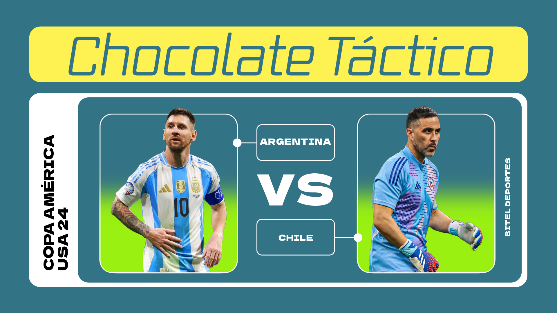 Chocolate táctico de la victoria de Argentina